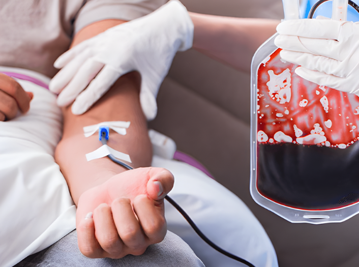 Blood Transfusion Pumps for the Bone Marrow Unit