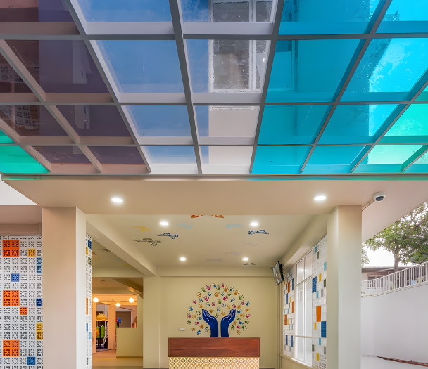Roof Cover for Access Ramp to Children’s Ward